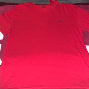 Polo Ralph Lauren, Classic Fit V-Neck T-Shirt- Red